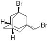 1-溴-3-(溴甲基)金刚烷分子结构 (CAS 1822-25-9)