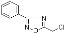 5-(氯甲基)-3-苯基-1,2,4-恶二唑分子结构 (CAS 1822-94-2)