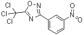 3-(3-硝基苯基)-5-(三氯甲基)-1,2,4-恶二唑分子结构 (CAS 1822-98-6)