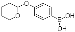[4-(四氢吡喃-2-基)氧基]苯硼酸分子结构 (CAS 182281-01-2)