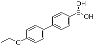 4-乙氧基联苯-4'-硼酸分子结构 (CAS 182344-29-2)