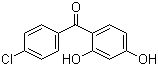 (4-氯苯基)(2,4-二羟基苯基)甲酮分子结构 (CAS 18239-10-6)