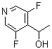 3,5-二氟-alpha-甲基-4-吡啶甲醇分子结构 (CAS 1824022-87-8)