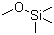 三甲基甲氧基硅烷分子结构 (CAS 1825-61-2)