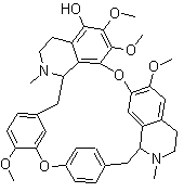 芬氏唐松草碱分子结构 (CAS 18251-36-0)