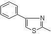 2-甲基-4-苯基噻唑分子结构 (CAS 1826-16-0)