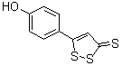 5-(4-羟基苯基)-3H-1,2-二硫杂环戊烯-3-硫酮分子结构 (CAS 18274-81-2)