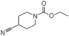 4-氰基哌啶-1-甲酸乙酯分子结构 (CAS 182808-28-2)