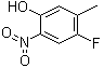 4-氟-5-甲基-2-硝基苯酚分子结构 (CAS 182880-62-2)