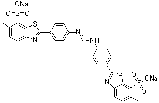 达旦黄分子结构 (CAS 1829-00-1)