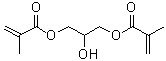 甘油 1,3-二异丁烯酸酯分子结构 (CAS 1830-78-0)