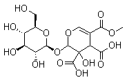 女贞酸分子结构 (CAS 183238-67-7)