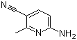6-氨基-2-甲基吡啶-3-甲腈分子结构 (CAS 183428-90-2)