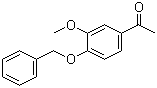 1-[4-苄氧基-3-甲氧基苯基]乙酮分子结构 (CAS 1835-11-6)