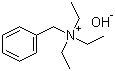 苄基四乙基氢氧化铵分子结构 (CAS 1836-42-6)