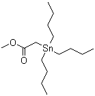 (Tributylstannyl)acetic acid methyl ester molecular structure (CAS 18365-23-6)