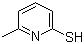 结构式 CAS# 18368-57-5, 2-巯基-6-甲基吡啶