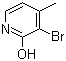 2-羟基-3-溴-4-甲基吡啶分子结构 (CAS 18368-59-7)
