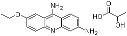 乳酸依沙吖啶分子结构 (CAS 1837-57-6)