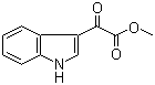 吲哚-3-乙醛酸甲酯分子结构 (CAS 18372-22-0)