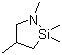 1,2,2,4-Tetramethyl-1-aza-2-silacyclopentane molecular structure (CAS 18387-19-4)