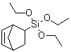 5-三乙氧基硅烷基-2-降冰片烯分子结构 (CAS 18401-43-9)