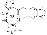 司他生坦分子结构 (CAS 184036-34-8)