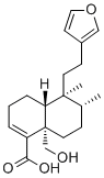 车桑子酸分子结构 (CAS 18411-75-1)