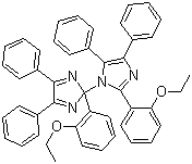 2-(2-乙氧基苯基)-4,5-二苯基咪唑-1,2'-二聚体分子结构 (CAS 1842-62-2)