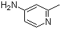 2-甲基-4-氨基吡啶分子结构 (CAS 18437-58-6)