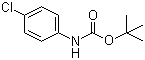 N-(4-氯苯基)氨基甲酸叔丁酯分子结构 (CAS 18437-66-6)