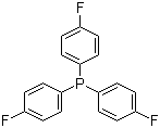 三(4-氟苯基)膦分子结构 (CAS 18437-78-0)