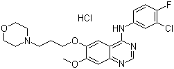 盐酸吉非替尼分子结构 (CAS 184475-55-6)