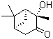 (1S,2S,5S)-(-)-2-羟基-3-蒎烷酮分子结构 (CAS 1845-25-6)