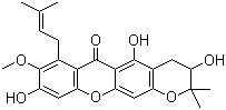 Mangostanol分子结构 (CAS 184587-72-2)
