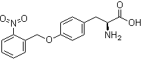 结构式 CAS# 184591-51-3, O-[(2-硝基苯基)甲基]-L-酪氨酸