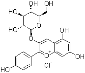 花葵素单葡糖苷分子结构 (CAS 18466-51-8)