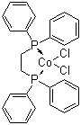 [1,2-双(二苯基膦)乙烷]二氯钴(II)分子结构 (CAS 18498-01-6)
