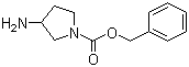 N-Cbz-3-aminopyrrolidine molecular structure (CAS 185057-50-5)