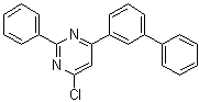 4-[1,1'-联苯]-3-基-6-氯-2-苯基嘧啶分子结构 (CAS 1852465-76-9)
