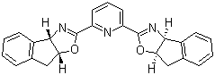 2,6-双[(3aS,8aR)-3a,8a-二氢-8H-茚并[1,2-d]恶唑啉-2-基]吡啶分子结构 (CAS 185346-09-2)
