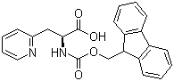 Fmoc-L-3-(2-吡啶基)丙氨酸分子结构 (CAS 185379-40-2)