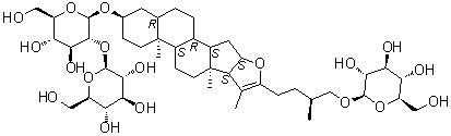 知母皂苷 C分子结构 (CAS 185432-00-2)