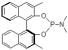 (11bS)-N,N,2,6-四甲基联萘并[2,1-d:1',2'-f][1,3,2]二氧磷杂七环-4-胺分子结构 (CAS 185449-86-9)