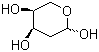 2-脱氧-L-核糖分子结构 (CAS 18546-37-7)