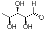 5-脱氧-L-核糖分子结构 (CAS 18555-65-2)