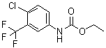 structure of CAS# 18585-06-3, N-[4-Chloro-3-(trifluoromethyl)phenyl]carbamic acid ethyl ester