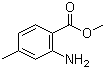 2-氨基-4-甲基苯甲酸甲酯分子结构 (CAS 18595-17-0)