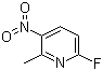 2-氟-6-甲基-5-硝基吡啶分子结构 (CAS 18605-16-8)