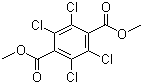 氯酞酸二甲酯分子结构 (CAS 1861-32-1)